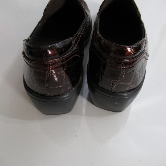 Clarks Bendables Patent Croc Embossed Loafers Shoes 38634 - Picture 5 of 14